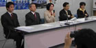 参院選に向けた植松恵美子さん立候補記者会見